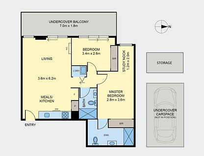 103/252A Union Road, Moonee Ponds, North Melbourne, 2房, 2浴, Apartment
