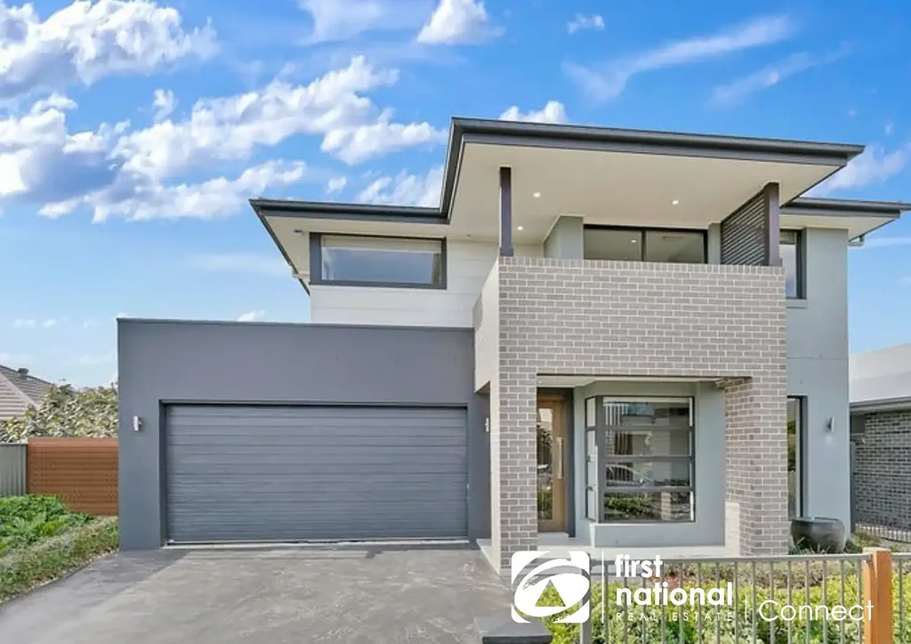 Modern two story home.