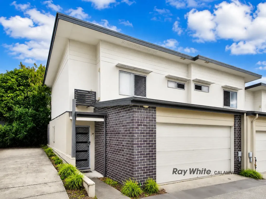 Calamvale 3房 Stretton学区联排 三卧带套间 现代厨房双车库 低物业费 邻ALDI公交 Modern Townhouse in the Stretton State College Catchment - Walk to ALDI, Parks & Express Buses