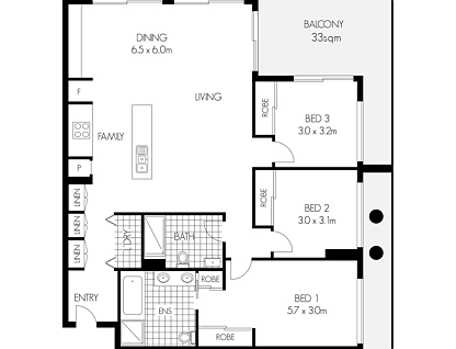 202/8 Duke Street, Point Frederick, Central Coast, 3 રૂમ, 2 બાથરૂમ, Apartment