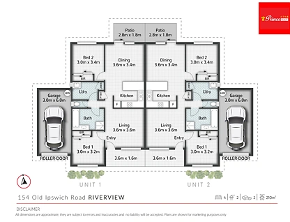 1& 2 / 154 Old Ipswich Road, Riverview, Ipswich - Greater Region, 4 phòng ngủ, 2 phòng tắm, Apartment