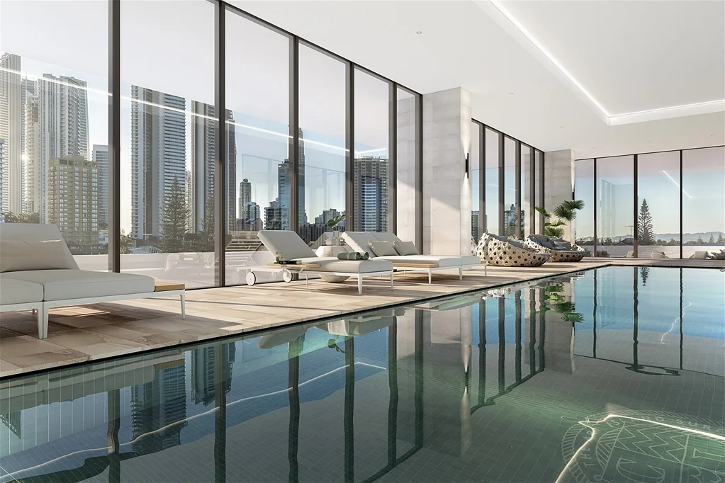 Surfers Paradise 3房  Amazing Apartments in Chevron Island..
Indoor and Outdoor pool to a rejuvenating sauna and spa...
