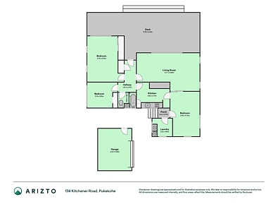 134 Kitchener Road, Pukekohe, Franklin, 3 침실, 1 욕실, House