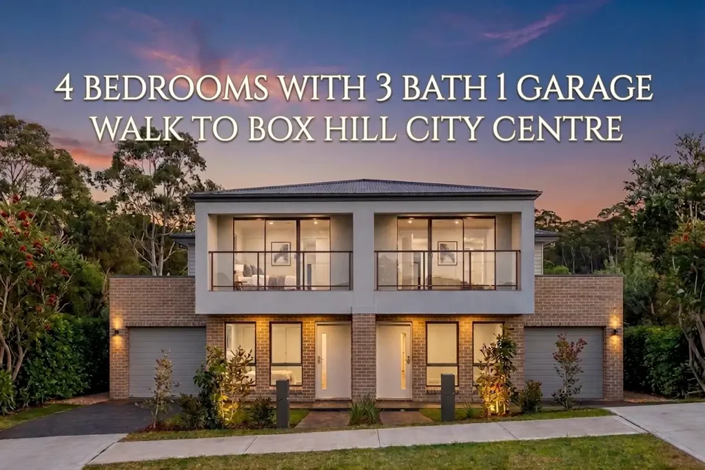 Box Hill 4chambre DUPLEX WITH COMMUNITY LEVY ( WALKING TO BOX HILL CITY CENTRE )