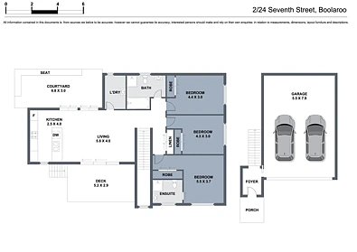 2/24 Seventh Street, Boolaroo, NSW 2284, 3 rūma, 2 rūma horoi, Unit