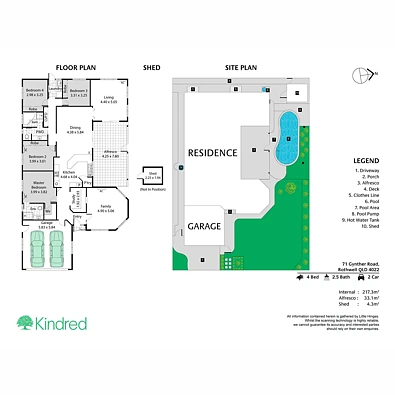 71 Gynther Road, Rothwell, QLD 4022, 4 Bedrooms, 2 Bathrooms, House