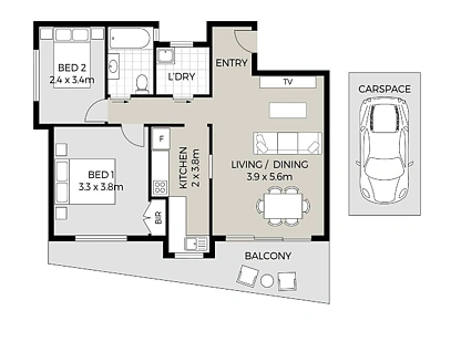 7/497 Church Street, North Parramatta, Parramatta (Northwest suburbs), 2 habitaciones, 1 baños, Apartment