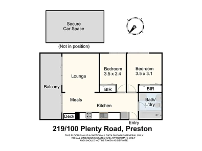 219/100 Plenty Road, Preston, VIC 3072, 2 Schlafzimmer, 1 Badezimmer, Apartment
