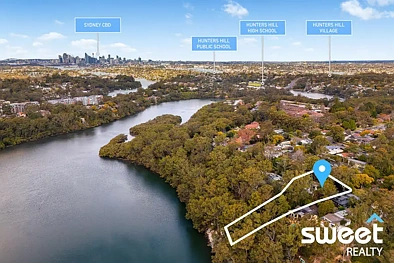 Hunters Hill 3Habitaciones DA Approved | North Facing | 2,419 sqm | Reserve & Water Outlook