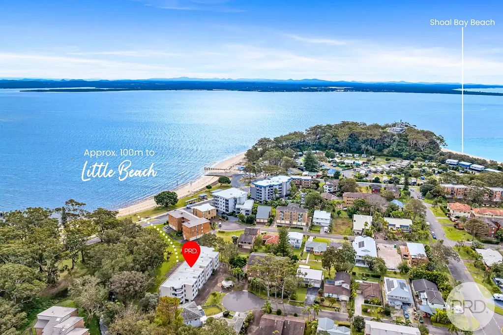 Nelson Bay 2房  Beachside Apartment with Water Views in a Prime Location