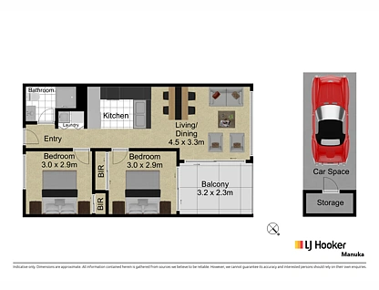 108/43 Arthur Blakeley Way, Coombs, Molonglo Valley District, 2房, 1浴, Apartment