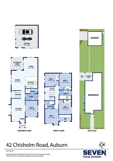 42 Chisholm Road, Auburn, NSW 2144, 5房, 3浴, House