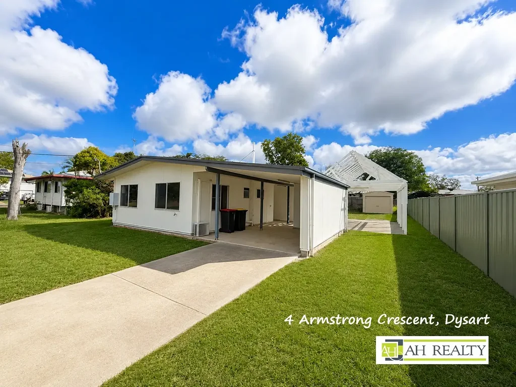 Dysart 3 Bedroom High-Yield Investment with Powered Shed & Spacious Family Living.