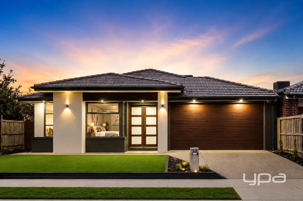 Point Cook 4房  东向设计师豪宅，位于终身产权社区，地处阿拉曼达学校区！！  Palatial East-Facing Designer Home in Life Estate & Alamanda School Zone!!