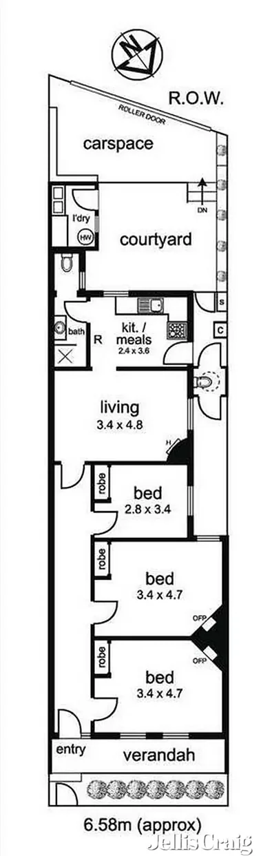 77 Keppel Street, Carlton, VIC 3053, 3 Bedrooms, 1 Bathrooms, House