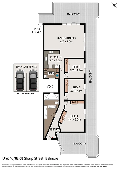 16/62-68 Sharp Street, Belmore, NSW 2192, 3 Bedrooms, 1 Bathrooms, Apartment