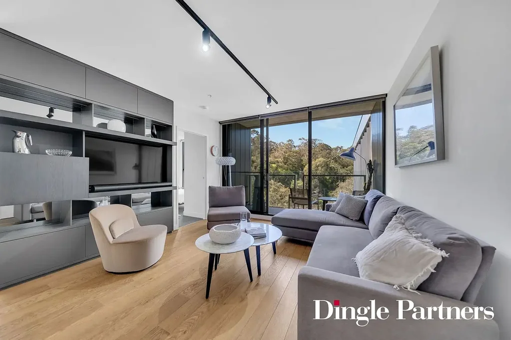 Two-bedroom, one-bathroom apartment
