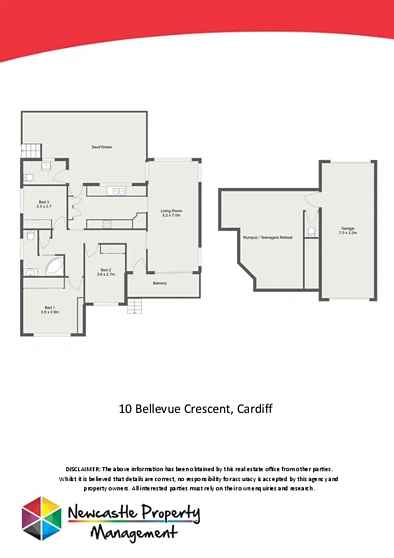 10 Bellevue Crescent, Cardiff, NSW 2285, 3 कमरे, 1 बाथरूम, House