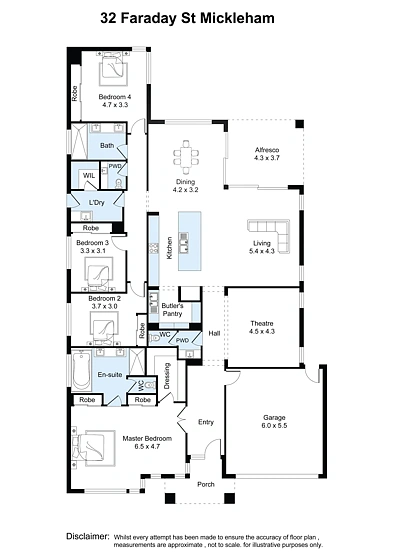 32 Faraday Street, Mickleham, VIC 3064, 4 Bedrooms, 2 Bathrooms, House