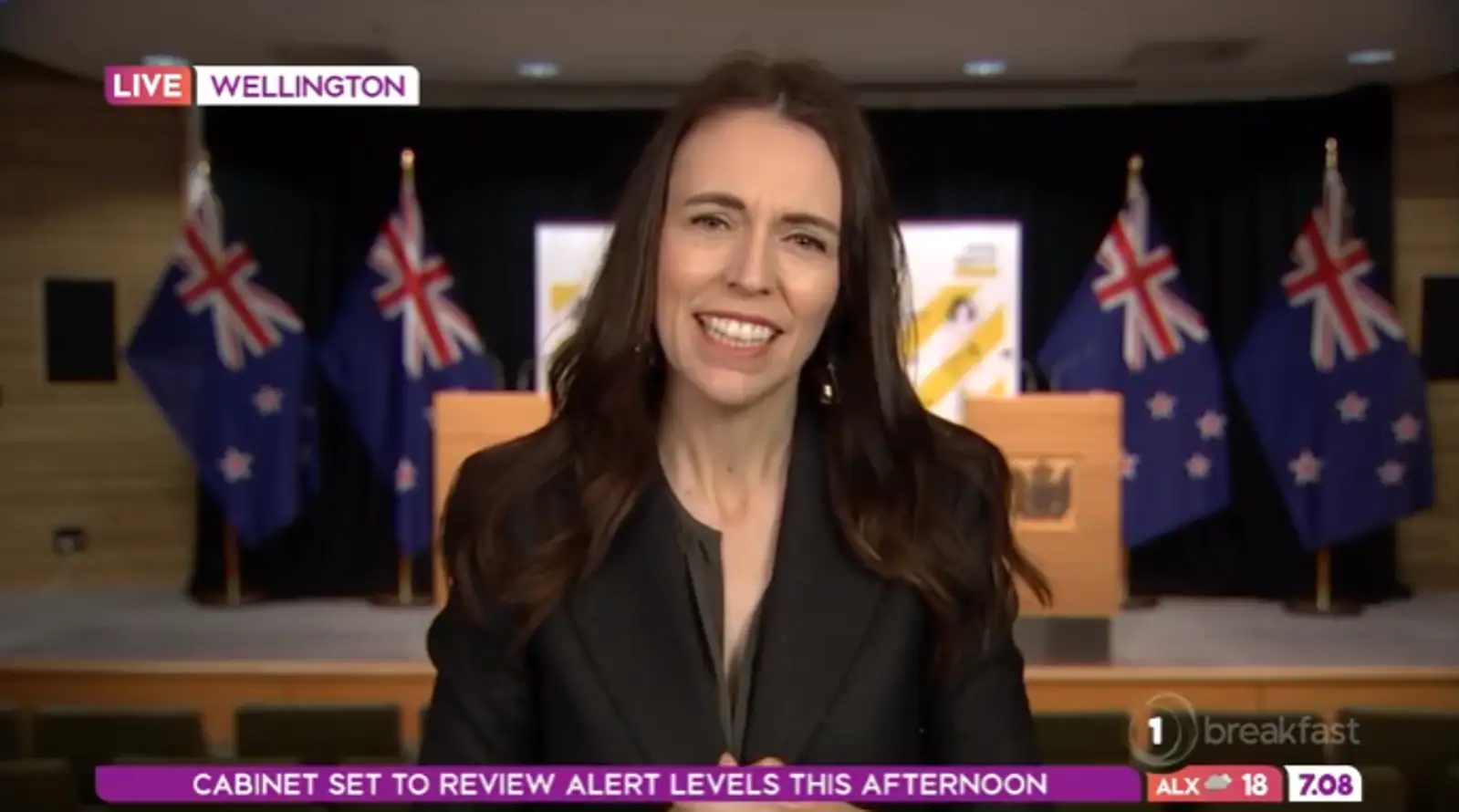 Jacinda:奥克兰月底前难降级,一切尽在29日公布