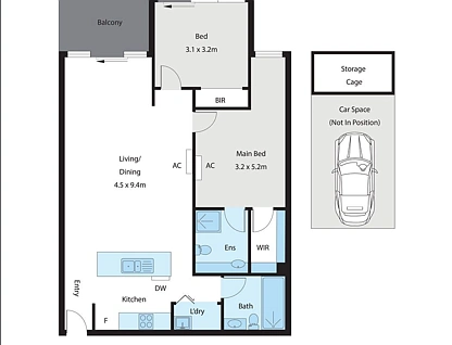 113/187 Reynolds Road, Doncaster East, Inner East Melbourne, 2房, 2浴, Apartment