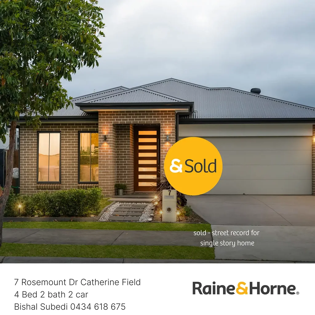 7 Rosemount Drive, Catherine Field, NSW 2557