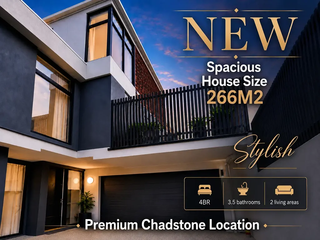 House sized Architectural Townhouse  for Luxury Family Living