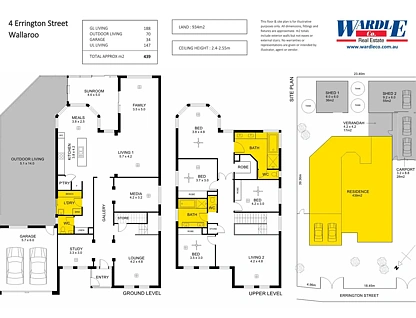 4 Errington St, Wallaroo, Barossa - Yorke - Mid North, 4部屋, 2バスルーム, House