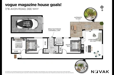7/16 Avon Road, Dee Why, NSW 2099, 3 chambres, 2 salles de bain, Apartment