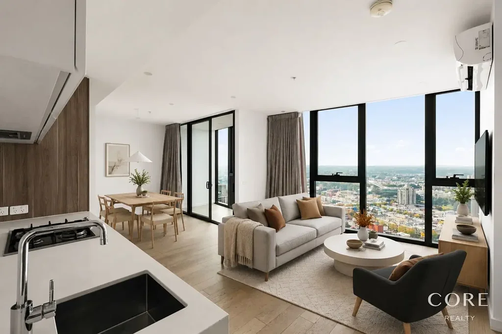 Melbourne 1 Slaapkamer Sky-High Living with Study in Melbourne's CBD