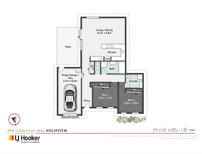 39a Coldstream Way, Holmview, Brisbane - Southern Region, 2 Kuwarto, 2 Banyo, Apartment