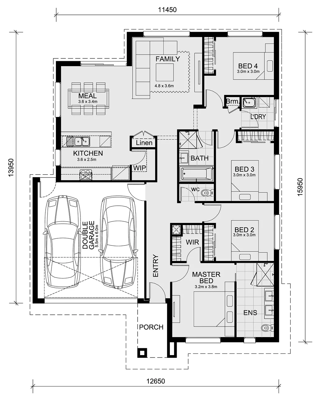 Lot 10319 Tweedbank Crescent, Werribee, VIC 3030, 4房, 2浴, House