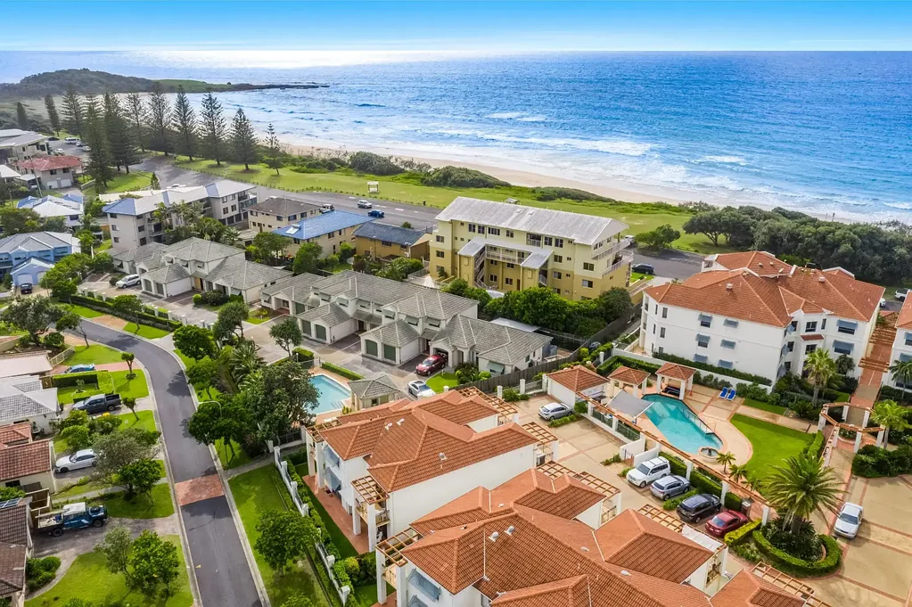 Yamba 2部屋 Ground Floor Beachside Apartment Living
