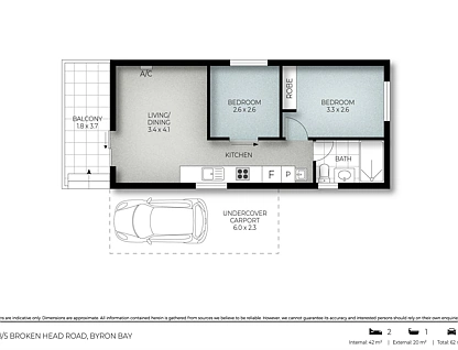 28/5-37 Broken Head Road, Byron Bay, North Coast, 2 Kuwarto, 1 Banyo, Lifestyle Property