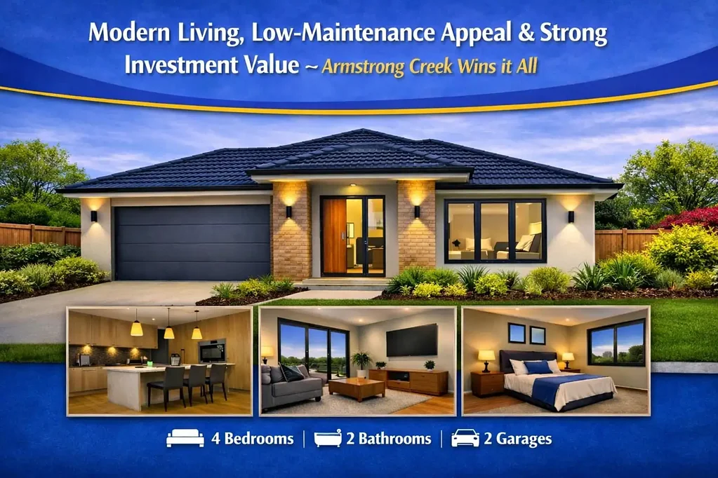 Armstrong Creek 4 Slaapkamer Modern Living, Low‑Maintenance Appeal & Strong Investment Value — Armstrong Creek Wins it All