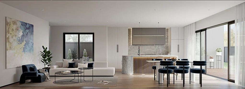 Glen Waverley 4部屋 Luxurious 4BR Brand New Double-Storey Standalone Townhouse in Glen Waverley Secondary College zone