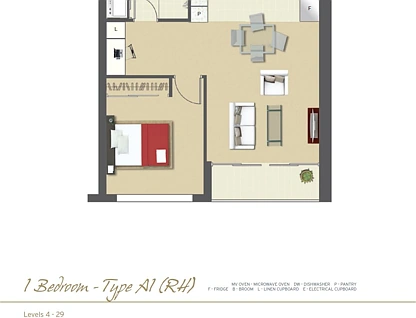 611/35 Campbell Street, Bowen Hills, Brisbane - Inner City Region, 1 chambres, 1 salles de bain, Apartment