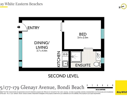 15/177-179 Glenayr Avenue, Bondi Beach, Eastern Suburbs, 1 Bedrooms, 1 Bathrooms, Apartment