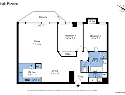 52/431 St Kilda Road, Melbourne, Melbourne CBD, 2 Bedrooms, 1 Bathrooms, Apartment