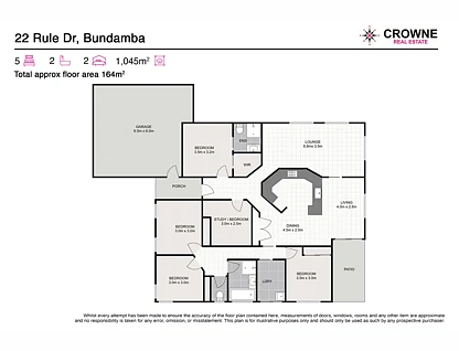22 Rule Drive, Bundamba, QLD 4304, 5 ਕਮਰੇ, 2 ਬਾਥਰੂਮ, House