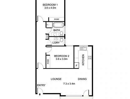 3/124-127 The Grand Parade, Brighton-Le-Sands, St George, 2 कमरे, 1 बाथरूम, Apartment