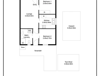 Leasehold Unit 10 Haines St, Wudinna, Outback, 2 habitaciones, 1 baños, Lifestyle Property