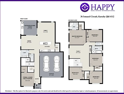36 Ismaeel Circuit, Kuraby, QLD 4112, 5 ਕਮਰੇ, 2 ਬਾਥਰੂਮ, House