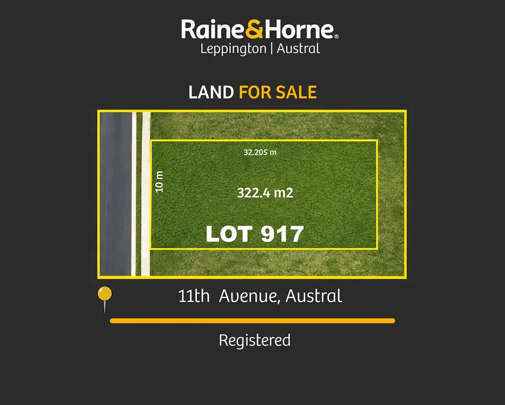 Austral Registered land selling on discounted price - Call Now