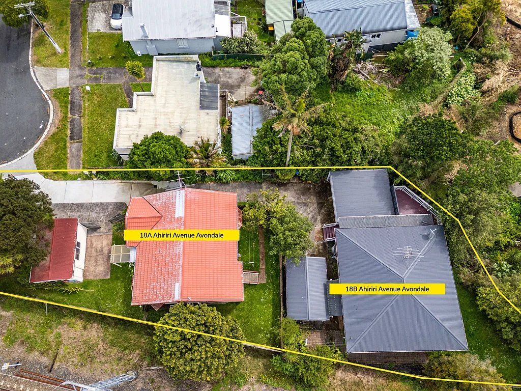 Avondale 5房 1044㎡永久产权地块+THAB分区！单独购买/打包购入，附10套联排住宅概念方案，近火车站/学校/高速枢纽！ 18A&18B Ahiriri Ave-Dual THAB Site 1044m2