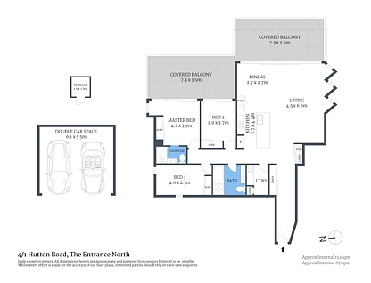 4/1 Hutton Road, The Entrance North, Central Coast, 3 Bedrooms, 2 Bathrooms, Apartment