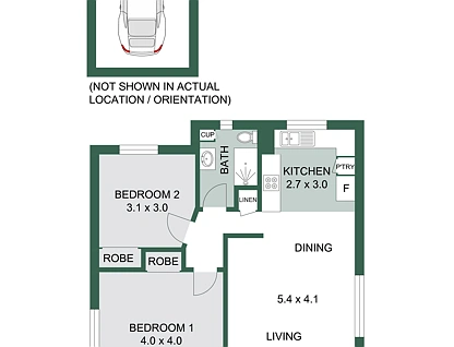 3/1 Thomas Street, Wollongong, Wollongong - Greater Region, 2 침실, 1 욕실, Apartment