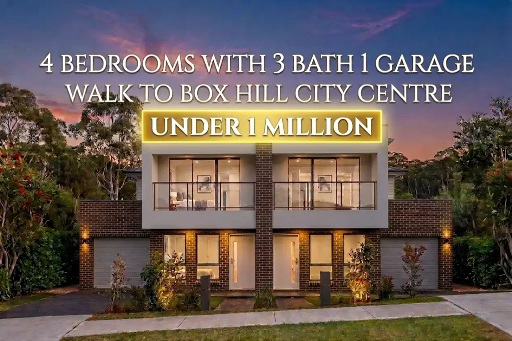 Box Hill 4chambre DUPLEX WITH COMMUNITY LEVY ( WALKING TO BOX HILL CITY CENTRE )