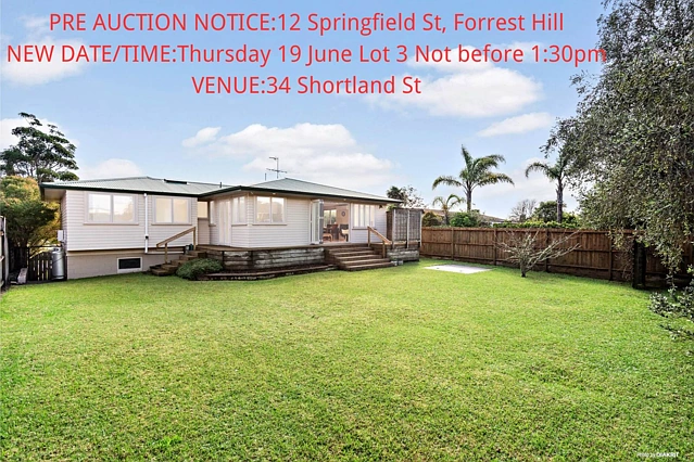 12 Springfield Street, Forrest Hill, Forrest Hill, North Shore City