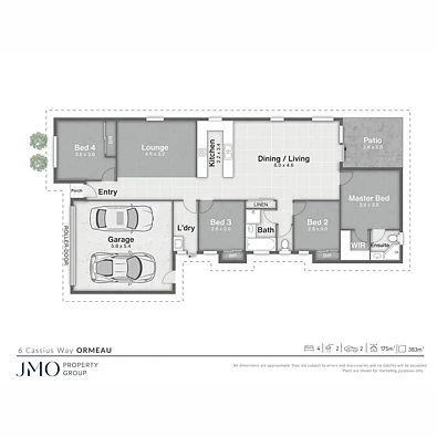 Plano ng Bahay - 6 Cassius Way, Ormeau, QLD 4208
